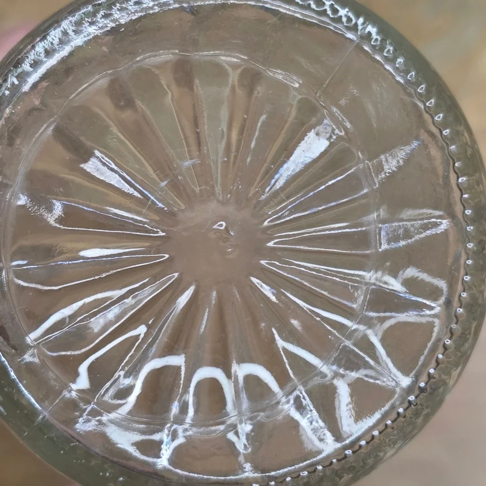 Anchor Hocking Quilted Diamond Tumblers Set of 3 Clear Good Vintage 5.75in